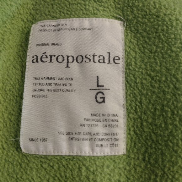 Aeropostale Zip Up Hoodie - Size Large - Picture 3 of 4